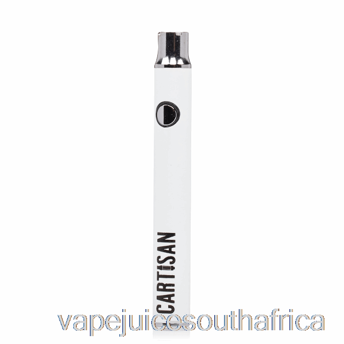 Vape Juice South Africa Cartisan Button Vv 350 510 Battery White